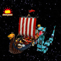 Brick Shine  GC Light Kit for LEGO® Viking Ship and the Midgard Serpent 31132