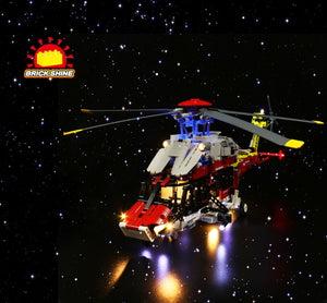 Brick Shine  GC Light Kit for LEGO® Airbus H175 Rescue Helicopter 42145