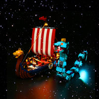 Brick Shine  GC Light Kit for LEGO® Viking Ship and the Midgard Serpent 31132